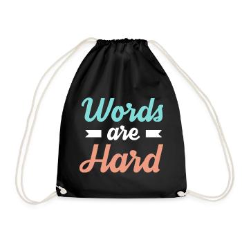 Speech therapist Speech therapist - Drawstring Bag - black - Front