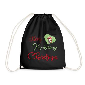 K-Drama Christmas Romance de Noël - Sac de sport léger - noir - Devant