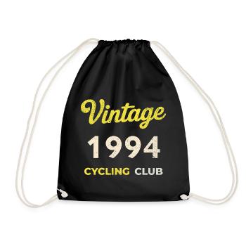 Millésime 1994 – Année de naissance rétro du Cycling Club - Sac de sport léger - noir - Devant