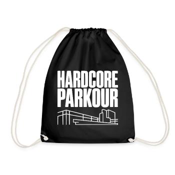 Hardcore Parkour - Sac de sport léger - noir - Devant