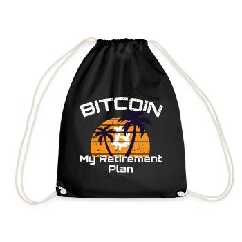 Bitcoin - 21 Million - Cryptocurrency - Turnbeutel - Schwarz - Vorne