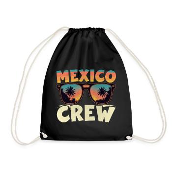 Mexiko Crew - Turnbeutel - Schwarz - Vorne