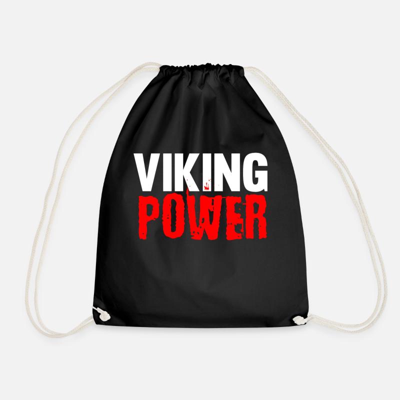 VIKING-MACHT - Turnbeutel - Schwarz
