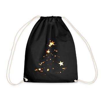 Lueur de Noël - Sac de sport léger - noir - Devant