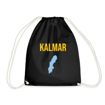 Schönes Kalmar T-Shirt kaufen - Turnbeutel - Schwarz - Vorne