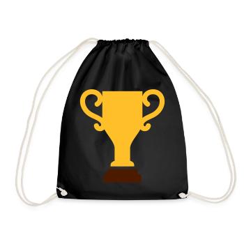 Pokal - Turnbeutel - Schwarz - Vorne