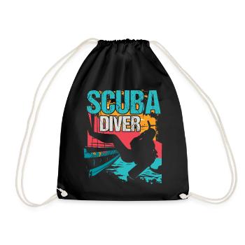 Plongée Scuba Plongée - Sac de sport léger - noir - Devant