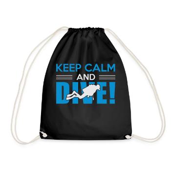 Plongée sous-marine - Sac de sport léger - noir - Devant