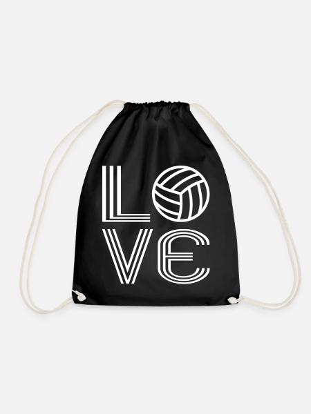 Volleyball-Volleyball - Turnbeutel - Schwarz