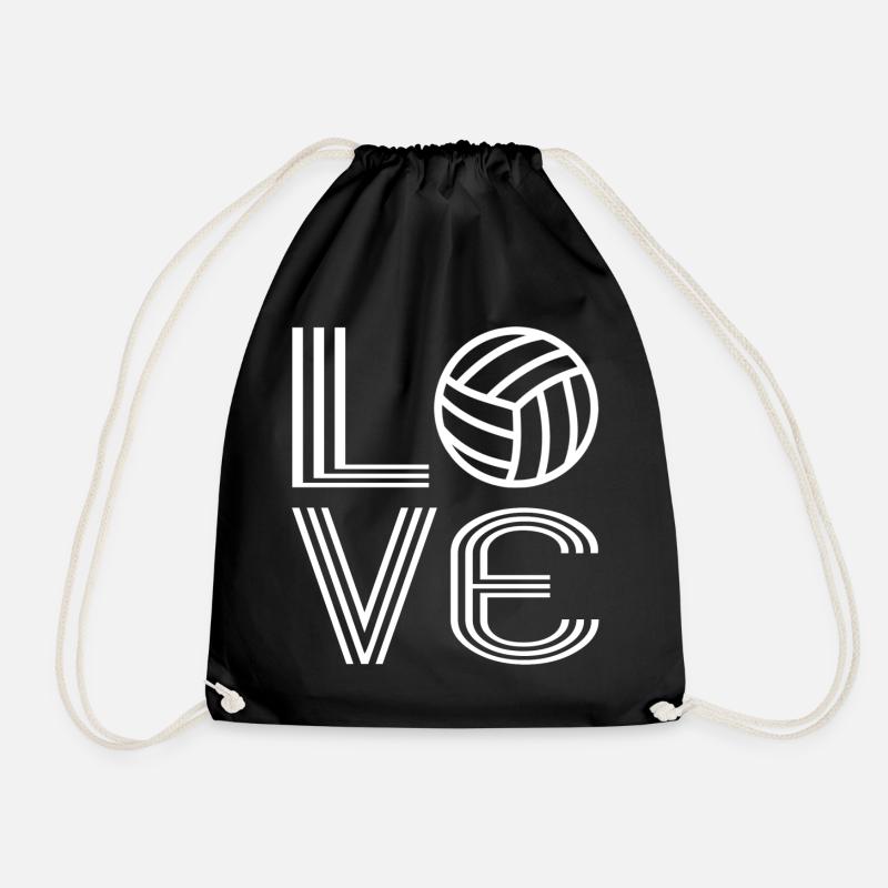 Volleyball-Volleyball - Turnbeutel - Schwarz