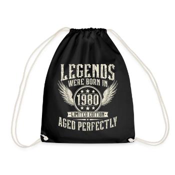 1980 Vintage Born Legends Anniversaire Vintage - Sac de sport léger - noir - Devant
