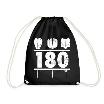 Fléchettes 180 Darts Play Darter Darts Darts Joueurs de fléchettes - Sac de sport léger - noir - Devant