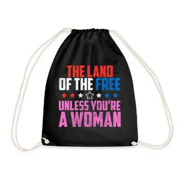 Land Of The Free à moins que vous ne soyez une femme pro choix - Sac de sport léger - noir - Devant