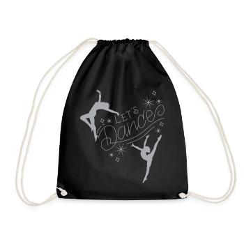 - T-shirt dansant - Sac de sport léger - noir - Devant