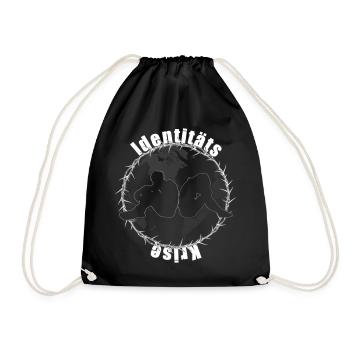 Crise d’identité Crise mondiale Terre Sentiments - Sac de sport léger - noir - Devant