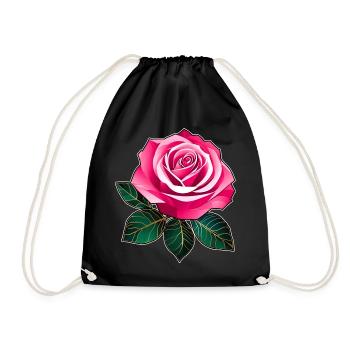 Pink Rose I - Sac de sport léger - noir - Devant