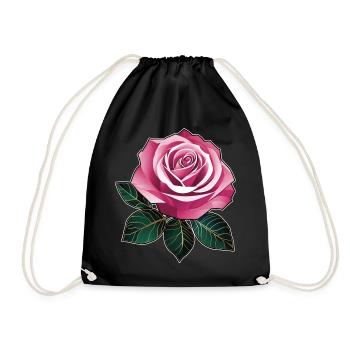 Pink Rose II - Sac de sport léger - noir - Devant