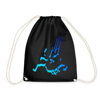 Women's Kitesurf Kitesurfing Men's Kitesurfing - Drawstring Bag - black - Front