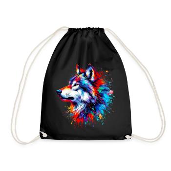 Loup - Sac de sport léger - noir - Devant