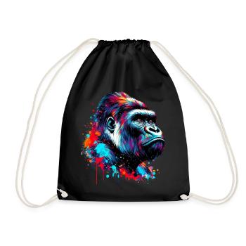 Gorille - Sac de sport léger - noir - Devant