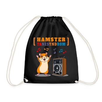 Syndrome de la danse du hamster - Sac de sport léger - noir - Devant