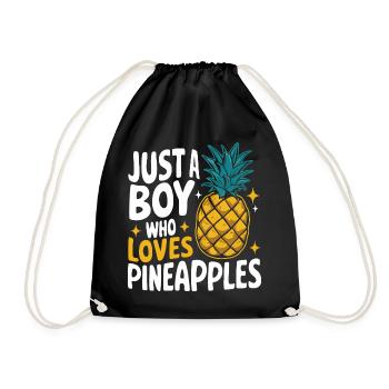 Ananas Fruit tropical hawaïen - Sac de sport léger - noir - Devant