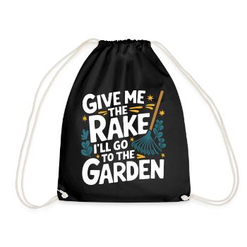 Jardinier Plantes de jardin Jardinage - Sac de sport léger - noir - Devant