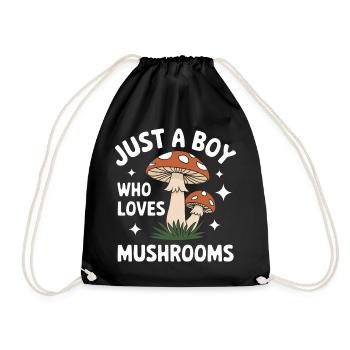 Champignons Champignons Champignon Champignon - Sac de sport léger - noir - Devant