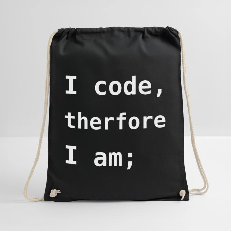Ich programmiere, also bin ich Turnbeutel