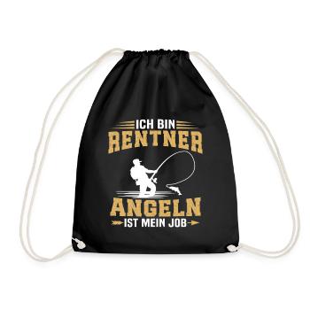 La pêche à la retraite, c’est mon métier - Sac de sport léger - noir - Devant