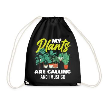 Garden & Plant Lovers Gifts - Drawstring Bag - black - Front