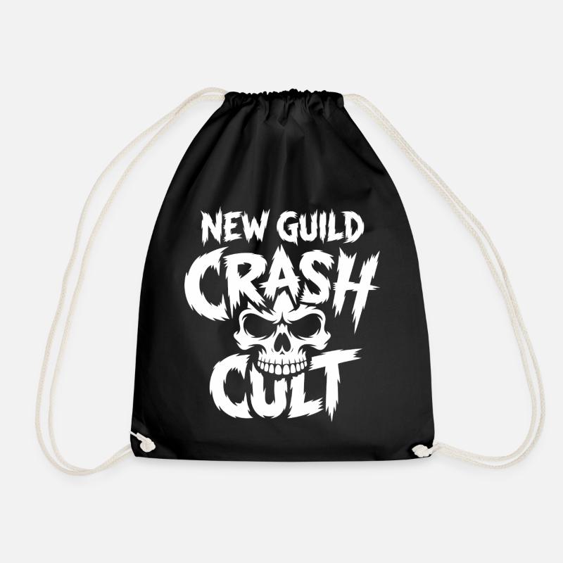 New Guild Crash Cut Skull - Turnbeutel - Schwarz