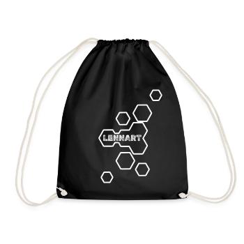 Lennart comme nom - Sac de sport léger - noir - Devant