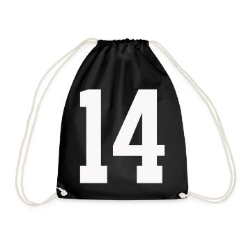 14- - Sac de sport léger - noir - Devant