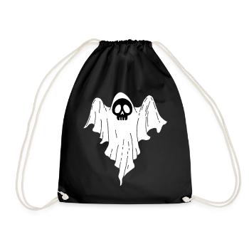 Crâne de fantôme - Sac de sport léger - noir - Devant