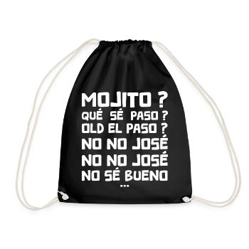 Qué sé paso old el paso No no José No sé bueno - Sac de sport léger - noir - Devant