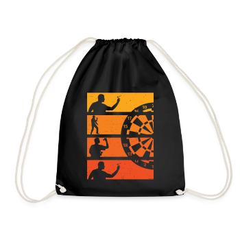 Fléchette Battement De Cœur Joueur Fléchette Darts - Sac de sport léger - noir - Devant