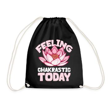 Chakra Feeling - Good Energy - Drawstring Bag - black - Front