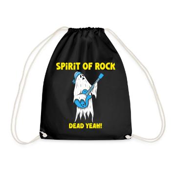 Spirit of Rock Ghost Gitarrist - Turnbeutel - Schwarz - Vorne