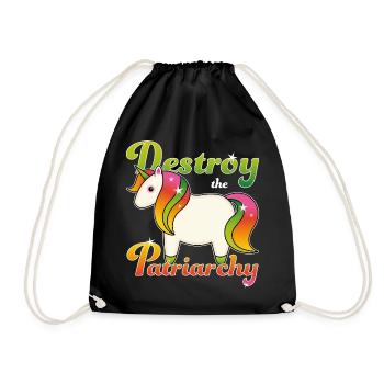 Destroy the Patriarchy - Turnbeutel - Schwarz - Vorne
