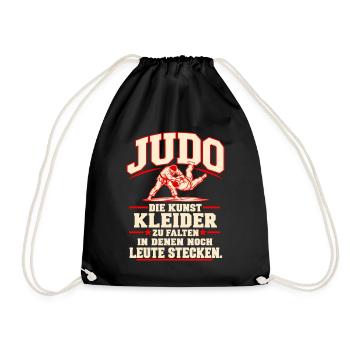judo  - Turnbeutel - Schwarz - Vorne