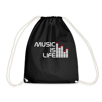 music is life equalizer r FR - Sac de sport léger - noir - Devant