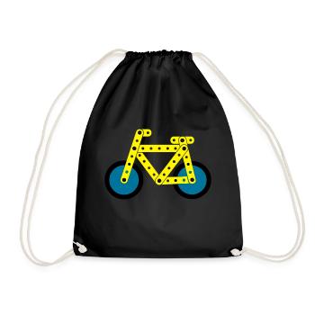 bicycle model - Turnbeutel - Schwarz - Vorne