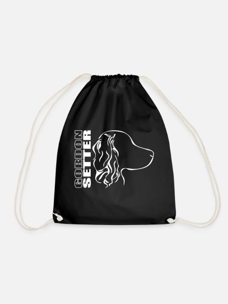 GORDON SETTER PROFIL - Turnbeutel - Schwarz