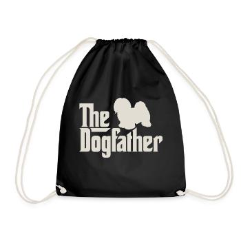 Le Dogfather - havanais Maltais Shih Tzu - Sac de sport léger - noir - Devant