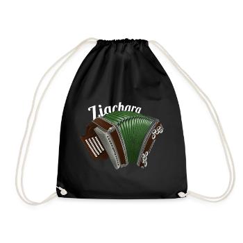 Ziachara // light | ZiachON! - Drawstring Bag - black - Front