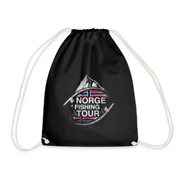 Tour de pêche de Norge - Sac de sport léger - noir - Devant