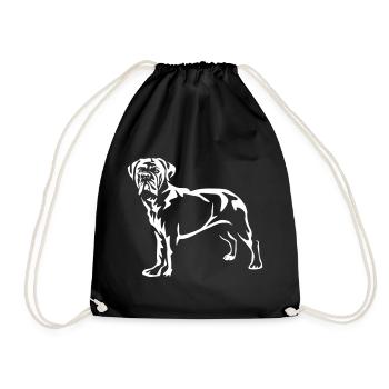 Cane Corso "Black Edition" - Drawstring Bag - black - Front