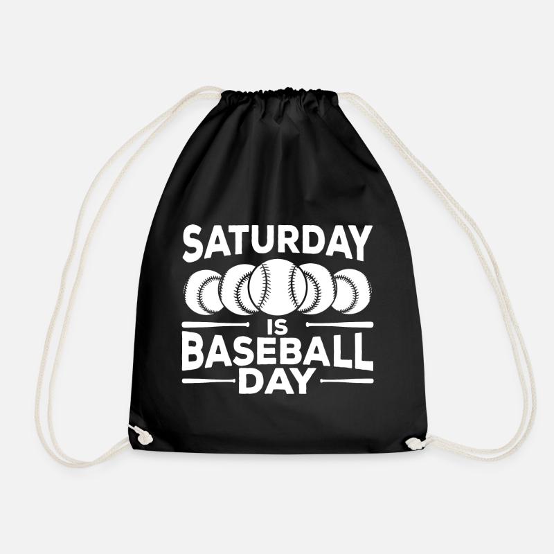 Baseball Zitat - Turnbeutel - Schwarz