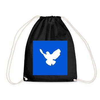 Dove of peace - Drawstring Bag - black - Front